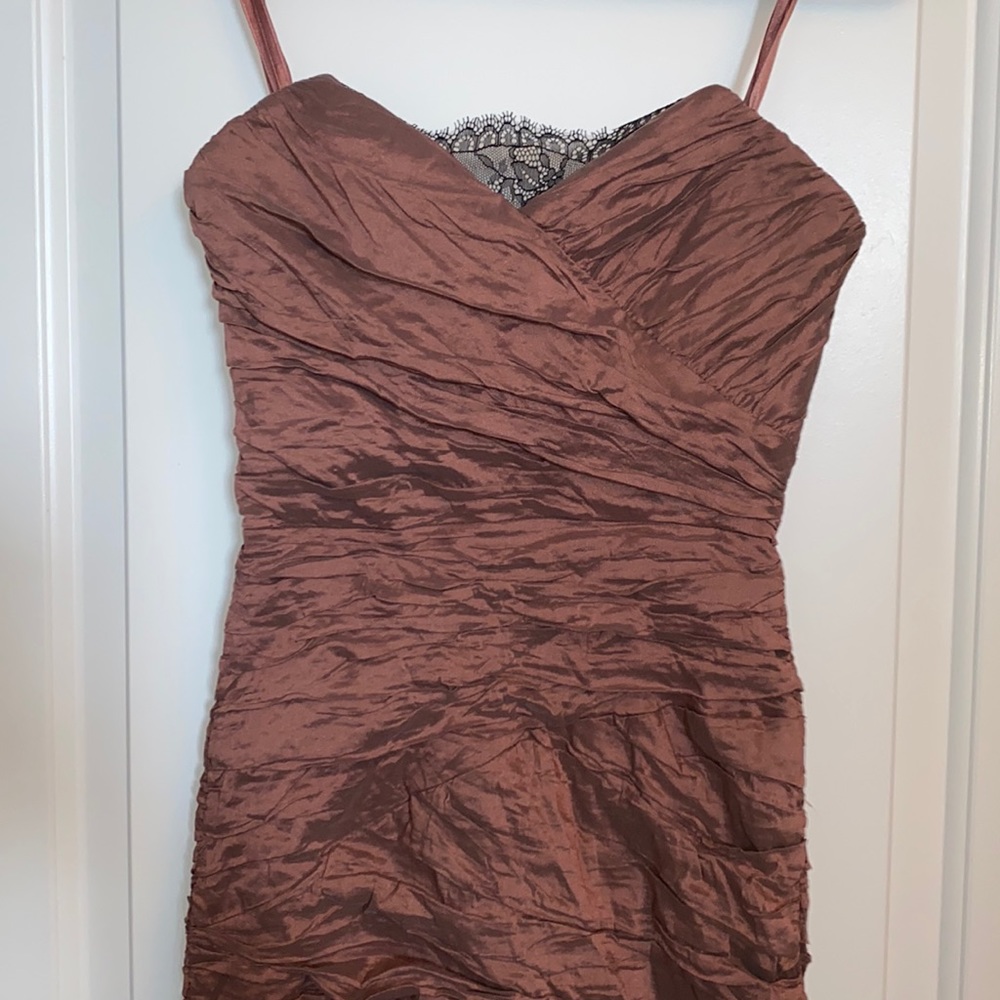 BCBG MAX AZRIA [size 4] mini dress in champagne rose colour